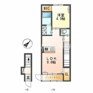 ソラティオ桜【2階】の間取り
