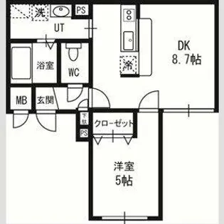 Wing Kei【4階】の間取り