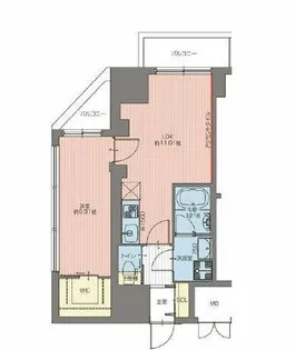 Vinoプレジオ本町【501号室】の間取り