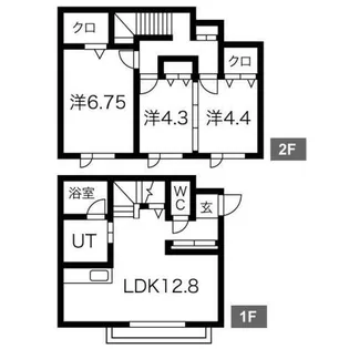 Harvest707【2201号室】の間取り