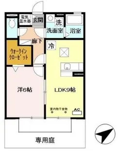 グランフォート【1階】の間取り