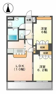 エクセルメゾン【2階】の間取り