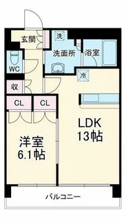グラン・アベニュー名駅【14階】の間取り
