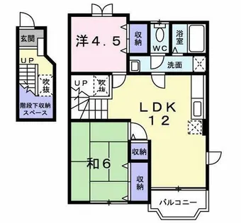 レジデンス北泉 B【2階】の間取り