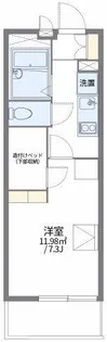 レオパレス雅【3階】の間取り