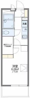 レオパレス雅【3階】の間取り