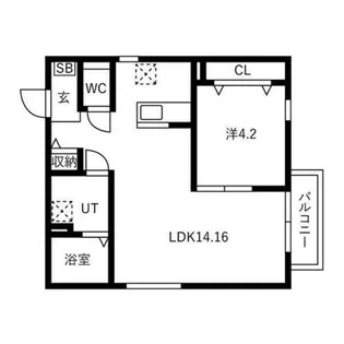VITALIBERA【1階】の間取り