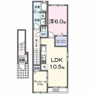 POPORA Ⅴ【2階】の間取り