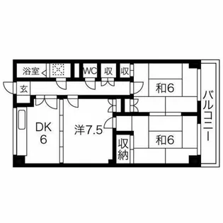 コンフォート ヴィアーレ【4階】の間取り