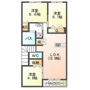 a・dream【2階】の間取り
