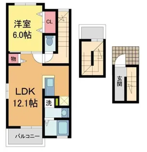グランフローラ【305号室】の間取り