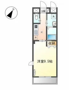 ビスカリア猫洞【3階】の間取り