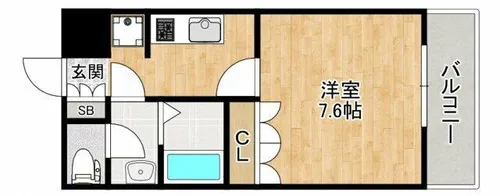 エルピスI【1階】の間取り
