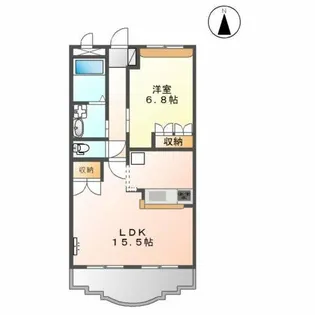 URBAN HILLS SAITOⅠ【2階】の間取り
