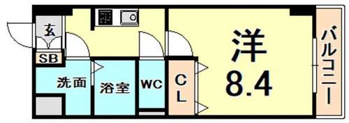 THE RESIDENCE N【4階】の間取り