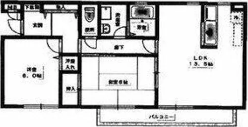 デイスターN【N-103号室】の間取り
