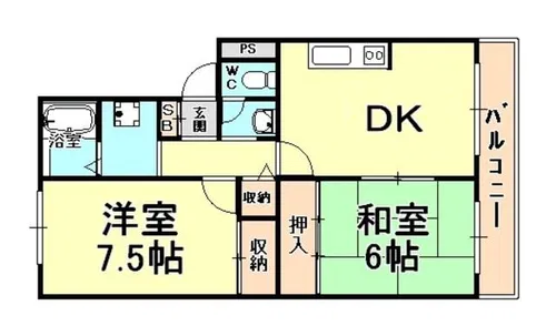 セルビシオ本山【3階】の間取り
