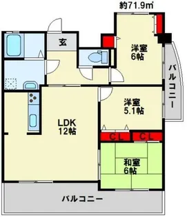 KIND HEART【4階】の間取り