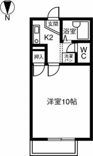ハイツパトリシア【102号室】の間取り