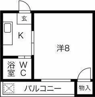 メゾン上汐田【302号室】の間取り