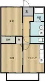パビヨン鳴海【2階】の間取り