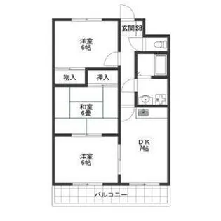 タキマツ第5マンション【2階】の間取り