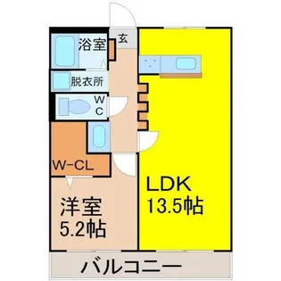 清風マンション【2階】の間取り