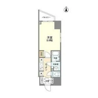 エルスタンザ徳川【2階】の間取り