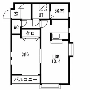 アネックスレイメイ【2C号室】の間取り