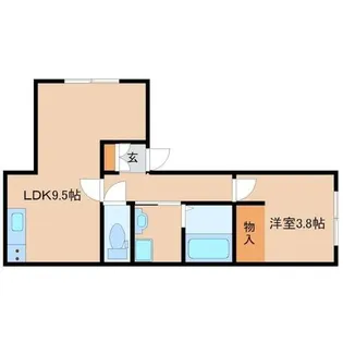 FLATS西立花【1階】の間取り