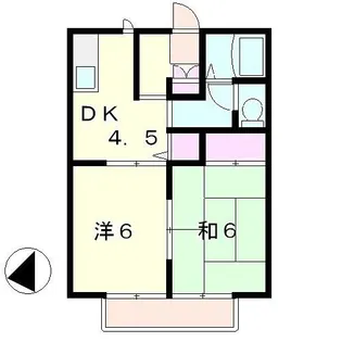 メゾンローズ【1階】の間取り