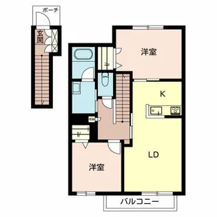 casa confort【0202号室】の間取り