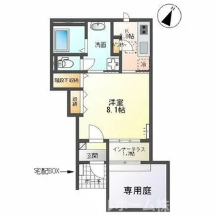 アマリリス【1階】の間取り