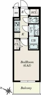 S-RESIDENCE熱田一番【11階】の間取り