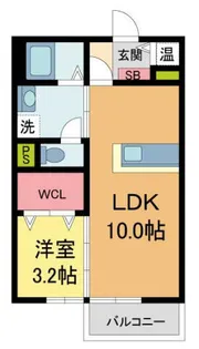 グランフォート【202号室】の間取り