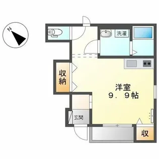 ボンヌール柳瀬【1階】の間取り