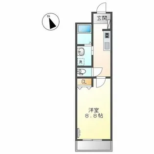 サンライト杏【2階】の間取り