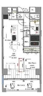 C.P.主税町レジデンス【802号室】の間取り