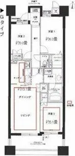 レジディア泉【14階】の間取り