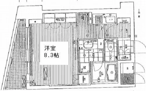 リーガル四ツ橋筋【2階】の間取り