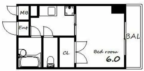 エステート野田【2階】の間取り