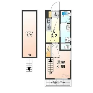 Sakura Terrace【2階】の間取り