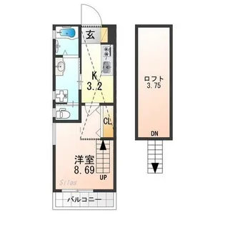 Sakura Terrace【2階】の間取り