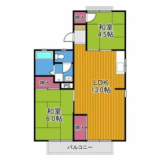 サニーハウス【2階】の間取り