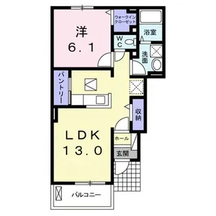 グラード【1階】の間取り