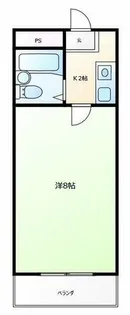 プリンセス三ノ輪【2階】の間取り