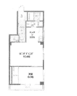 コーポ有本【2-A号室】の間取り