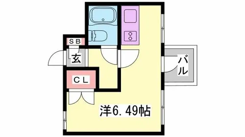 プレアール姫路龍野町【308号室】の間取り