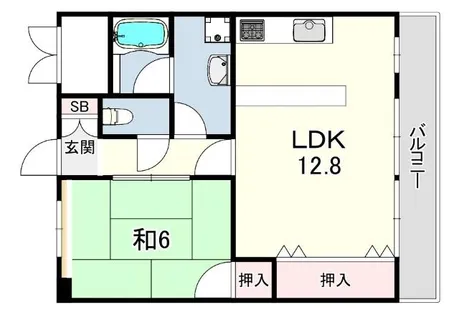 シャンテ本山【3階】の間取り
