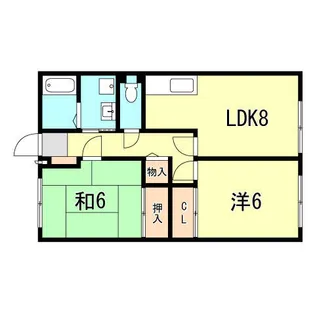 プランドールMITANI【1階】の間取り
